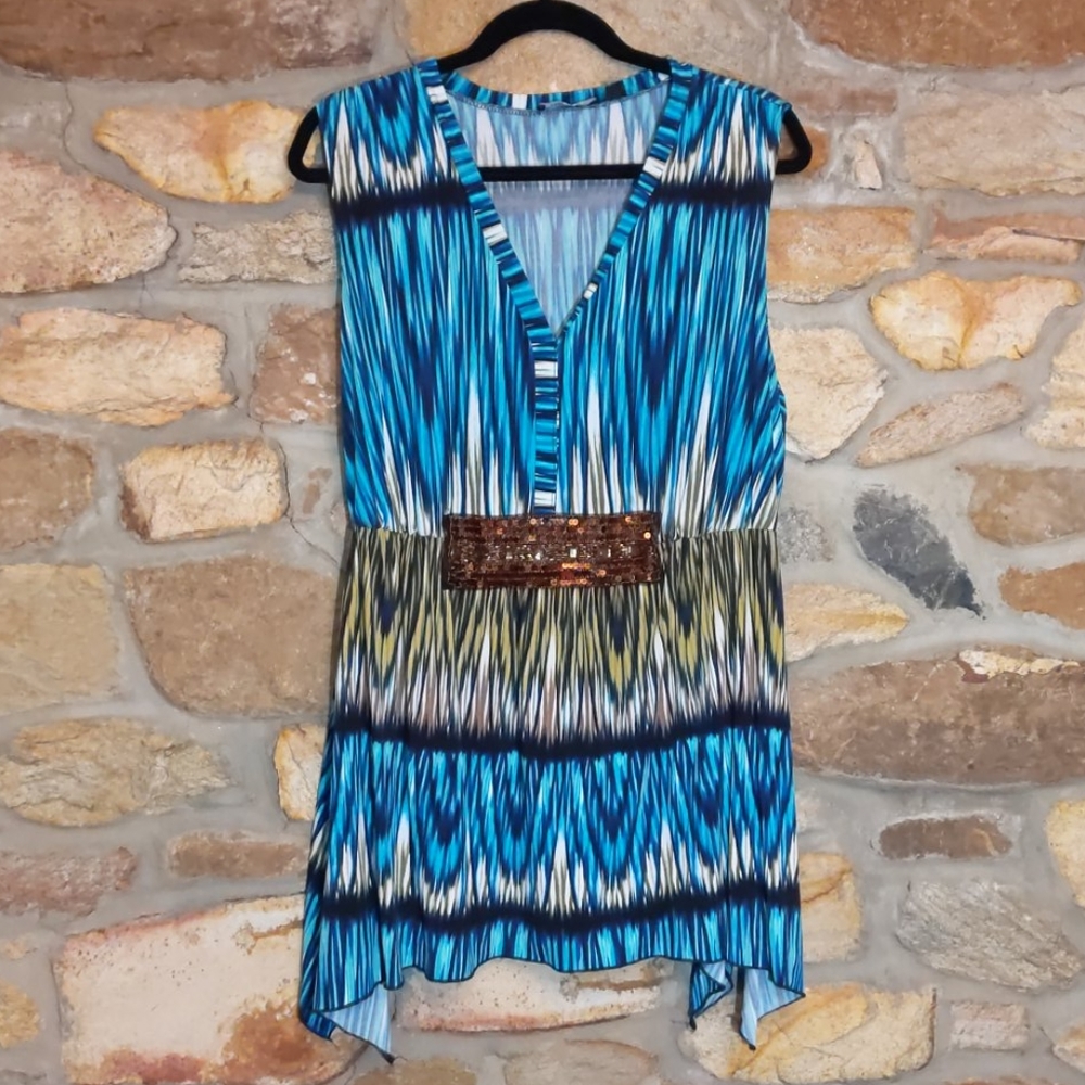 Elementz sleeveless vibrant top